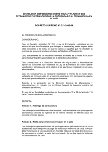 decreto supremo nº 013-2003-in - Superintendencia Nacional de