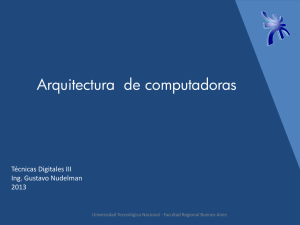 Arquitectura de computadoras - Universidad Tecnológica Nacional