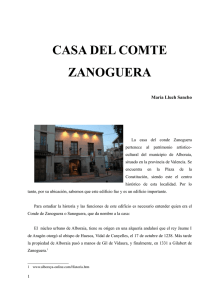 CASA DEL COMTE ZANOGUERA