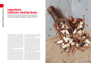 Legumbres, tradición mediterránea