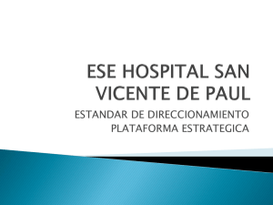 ESE HOSPITAL SAN VICENTE DE PAUL