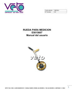 1 RUEDA PARA MEDICION E5015607 Manual