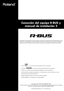 Conexión del equipo R-BUS y manual de instalación 2