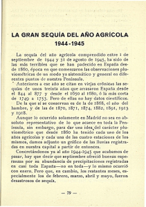 .LA GRAN SEQUIA DEL AÑO AGRICOLA 1944-1945