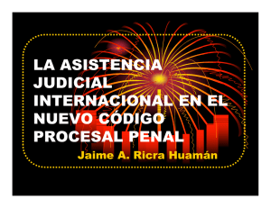 la asistencia judicial internacional en el nuevo