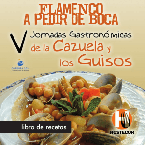 libro de recetas - Turismo de Córdoba
