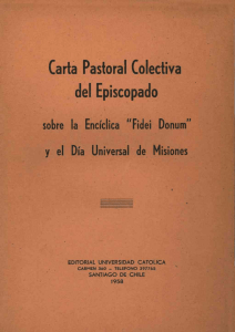 Carta Pastoral Colectiva del Episcopado