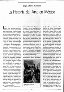 La Historia del Arte en México - Revista de la Universidad de México
