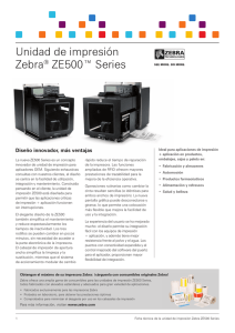 Unidad de impresión Zebra® ZE500™ Series