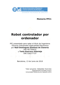 PFC1 - Robot controlado por Ordenador