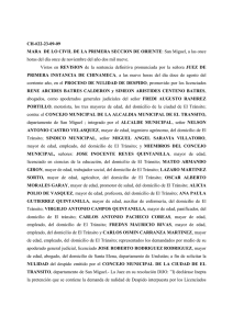 CH-#22-23-09-09 MARA DE LO CIVIL DE LA PRIMERA SECCION