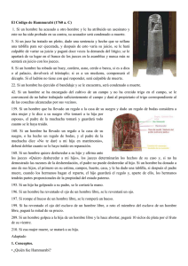 El Código de Hammurabi (1760 a. C) 1. Si un hombre ha acusado a