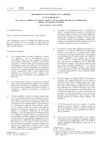 Reglamento (UE) no 655/2013 de la Comisión, de 10 de julio de