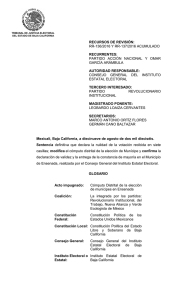 RECURSOS DE REVISI&Oacute;N: RR-136/2016 Y RR
