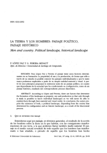 La Tierra y los hombres: paisaje político y paisaje histórico