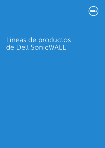 Líneas de productos de Dell SonicWALL
