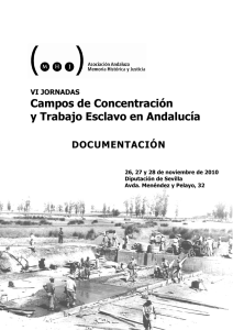 Campos de Concentración y Trabajo Esclavo en Andalucía