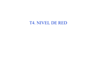T4. NIVEL DE RED