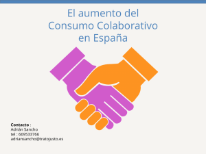El aumento del Consumo Colaborativo en España