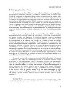 Lectura 1 - Dialectología española - A. Zamora Vicente