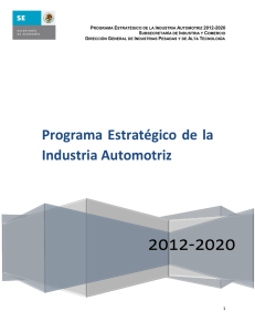 Programa Estratégico de la Industria Automotriz