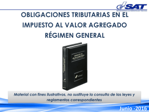 OBLIGACIONES TRIBUTARIAS EN EL IMPUESTO AL VALOR