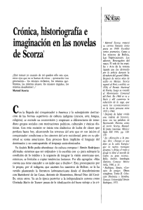Crónica, historiografía e imaginación en las novelas de Manuel