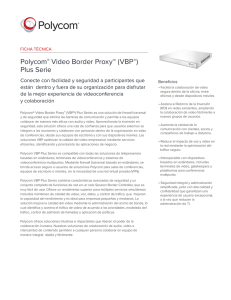 Polycom® Video Border Proxy™ (VBP®) Plus Serie