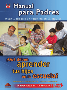 Manual para Padres - Ministerio de Educación