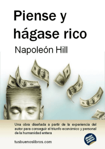 Piense y Hágase Rico, de Napoleon Hill