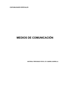 CONTABILIDAD DE AGENCIAS DE PUBLICIDAD - FCEA