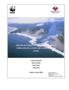 análisis de paisaje de conservación para la cordillera de la costa de