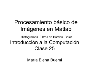 Imágenes en Matlab. Clase 25