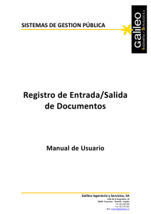 Registro de Entrada/Salida de Documentos