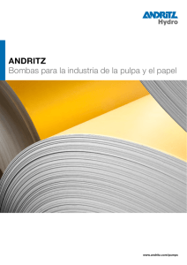 ANDRITZ Bombas para la industria de papel y pulpa