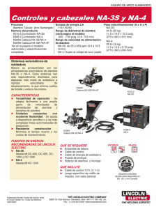 Caja de Control NA-3S Info. del Producto