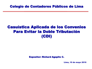 Diapositiva 1 - Colegio de Contadores Públicos de Lima