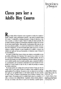 Claves para leer a Adolfo Bioy Casares