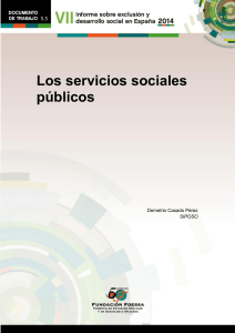 Los servicios sociales públicos