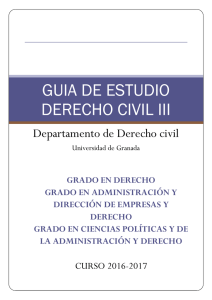 Derecho Civil III - Facultad de Derecho