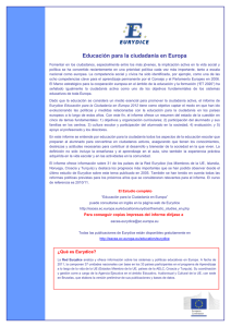Educación para la ciudadanía en Europa