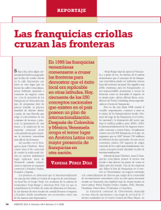 Las franquicias criollas cruzan las fronteras - Entrar