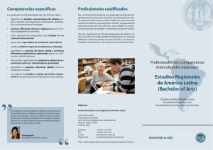 Estudios Regionales de América Latina (Bachelor of Arts)