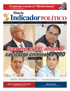 Guerrero: el PRI, aliado al cacicazgo criminal de PRD Guerrero: el