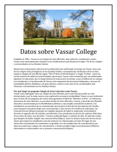 Datos sobre Vassar College