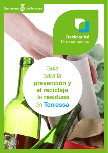 Guía para la prevención y el reciclaje de residuos en Terrassa