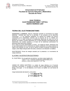 Electromagnetismo Optica - Universidad de El Salvador