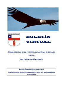 BOLETÍN VIRTUAL. Julio 2016. Edición Especial