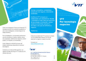 VTT Por tecnología negocios