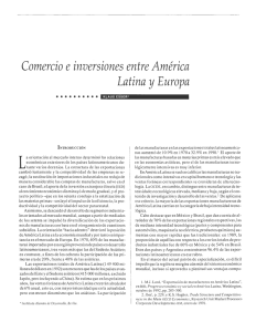 Comercio e inversiones entre América Latina y Europa